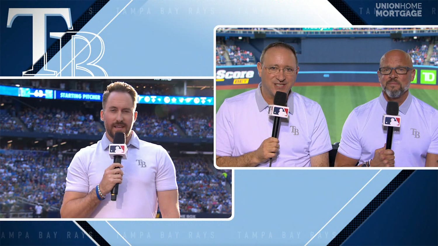 A Tampa Bay Rays broadcast via their current MLB.TV broadcast agreement in which Ryan Bass, Andy Freed and Brian Anderson were on the call.