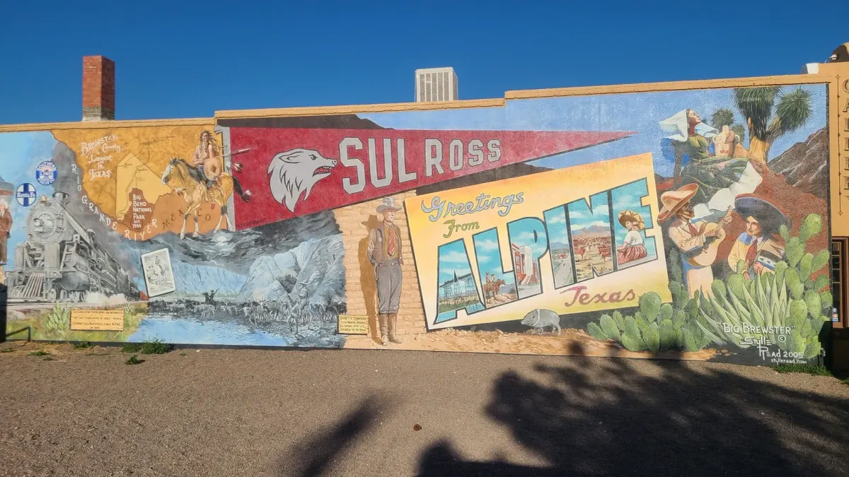 Art and History in Alpine, TX - Brighter on Wheels