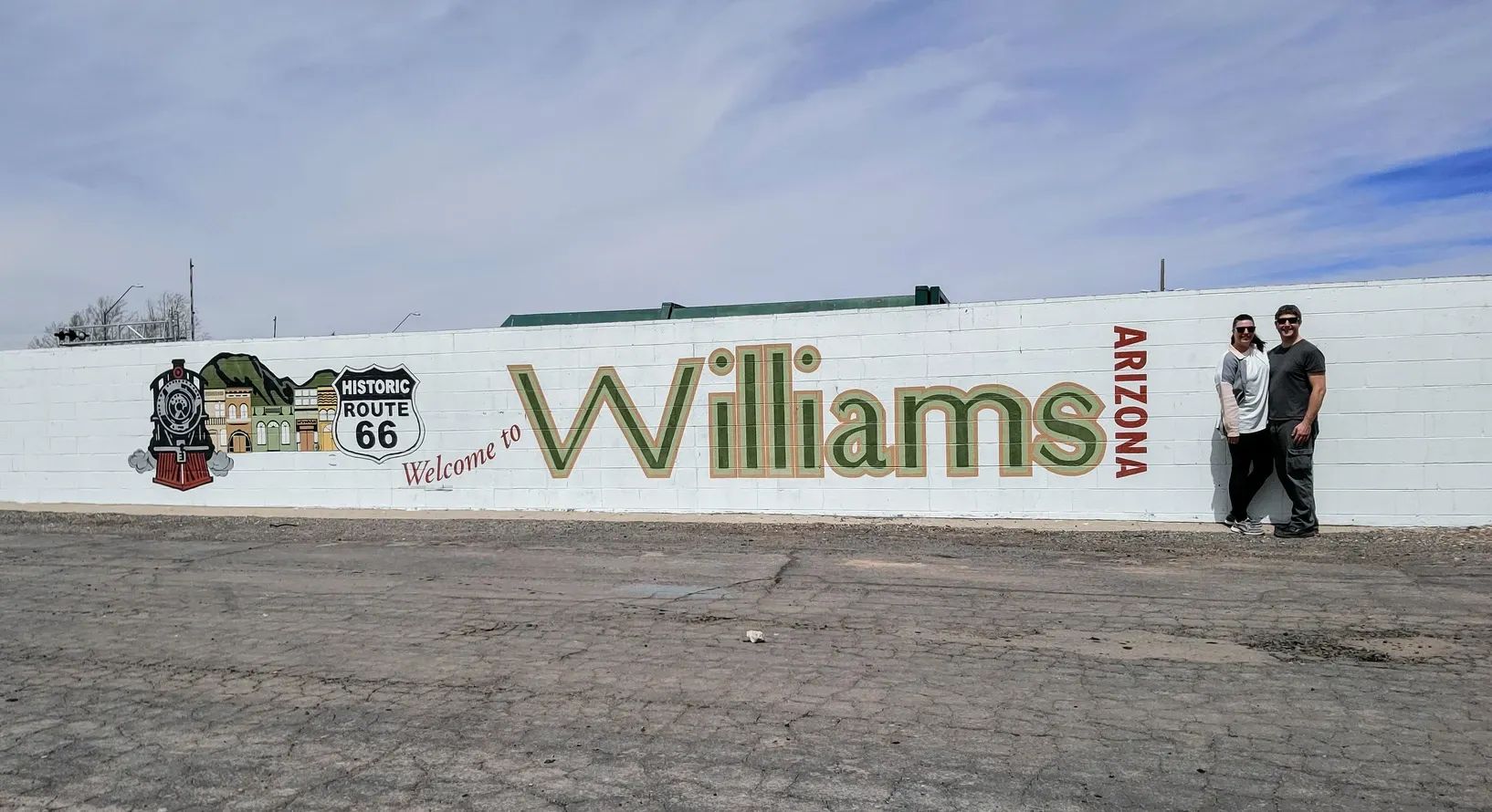 Getting our kicks on Route 66 in Williams, AZ