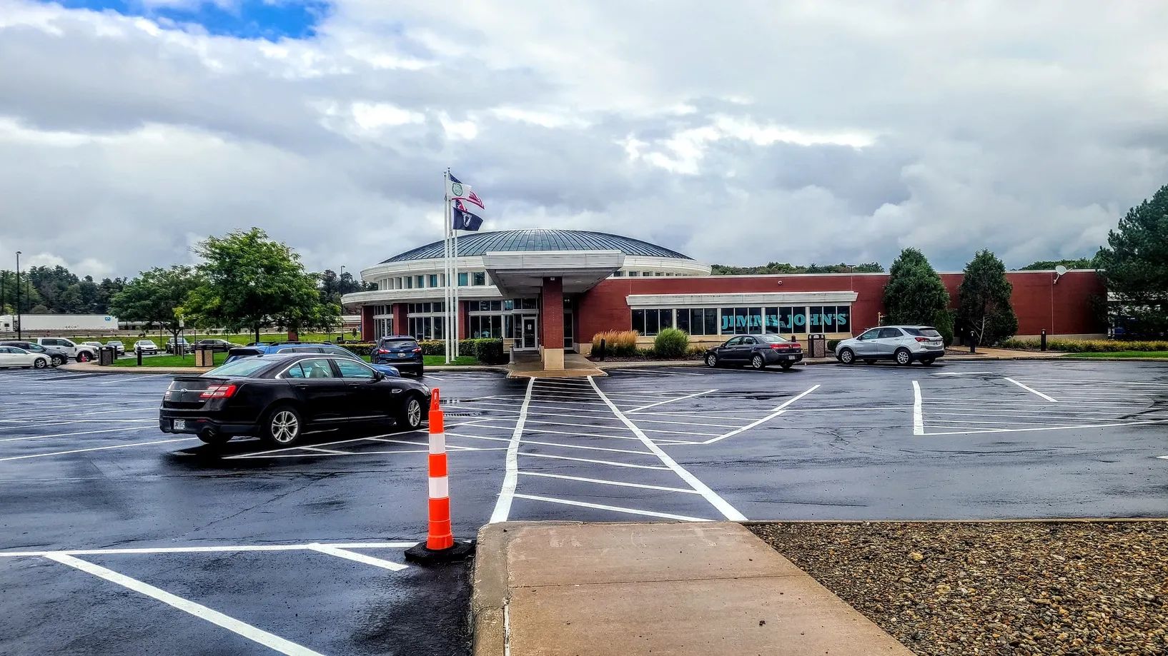 There are overnight RV parking spots at Ohio Turnpike rest stops. Here's the problem with them.