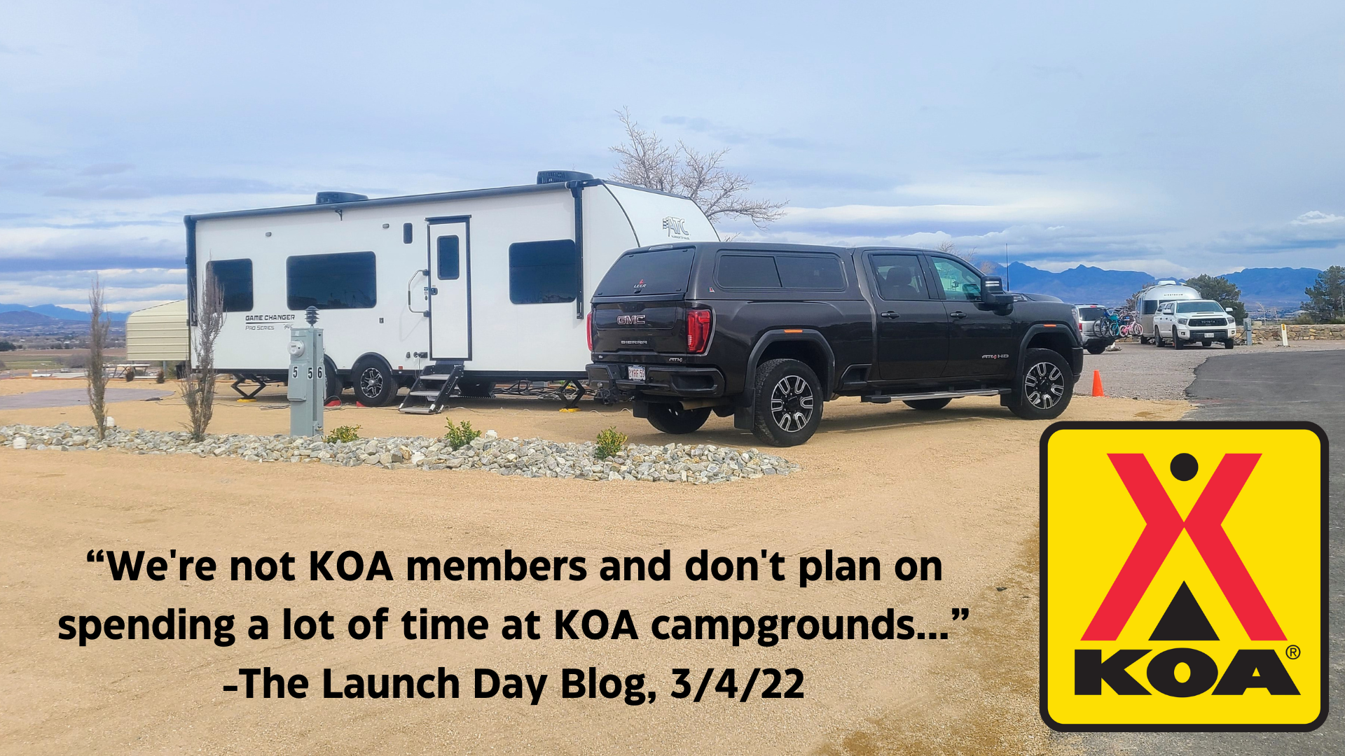We were grossly mistaken about KOAs