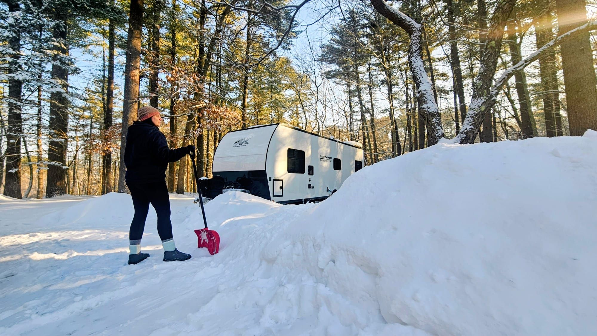 Snowed in
