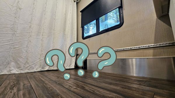 No couch in the RV anymore! Where will our butts go?!