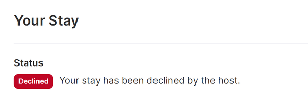 We were declined! (HH/BW Challenge Series)