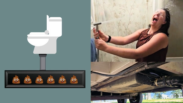 What our bidet taught us about our RV's black tank