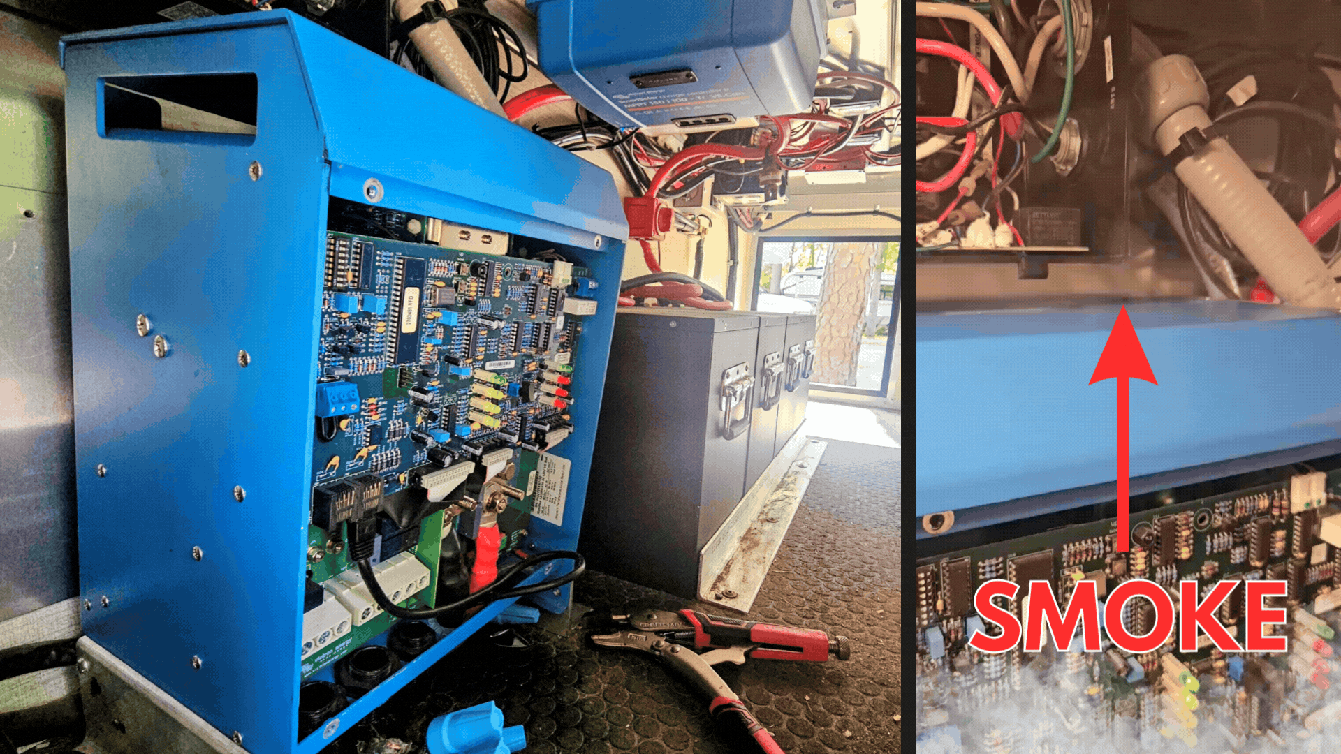 Inverter goes up in smoke!