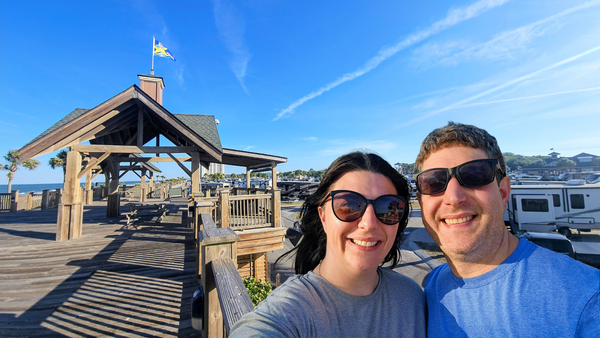 Child-free couple at the #1 family campground: Ocean Lakes Family Campground, Myrtle Beach, SC
