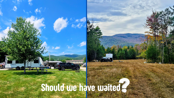 Did we take our New England trip at the right time?