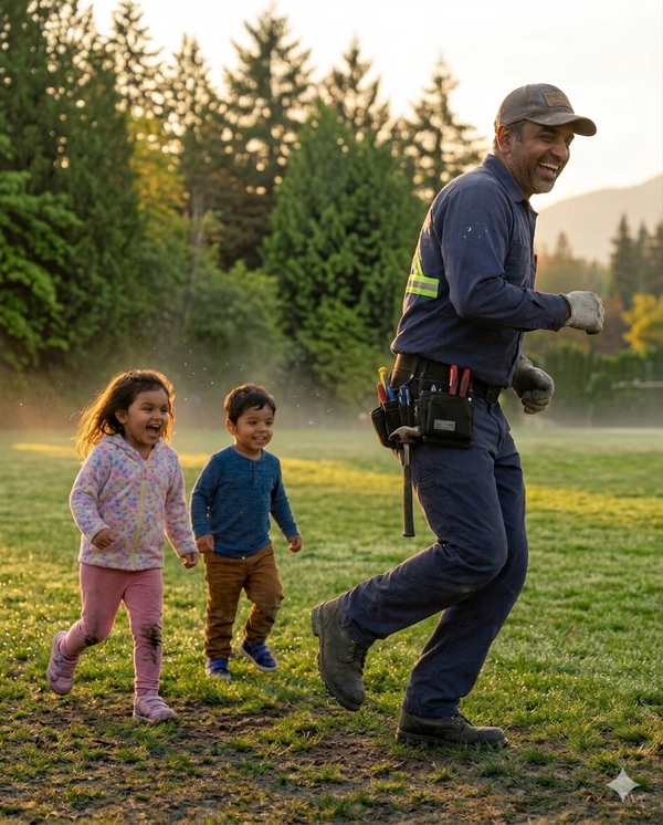 A Man Who Shows Up For Himself Can Show Up For His Family