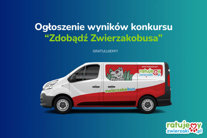 Sprawdź, kto wygrał swoje własne Zwierzakobusy do transportu zwierząt