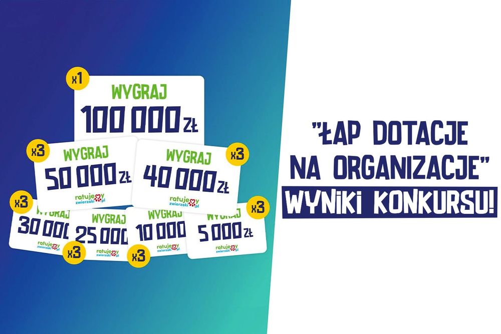 Ogłoszenie wyników konkursu "Łap Dotacje na Organizacje"
