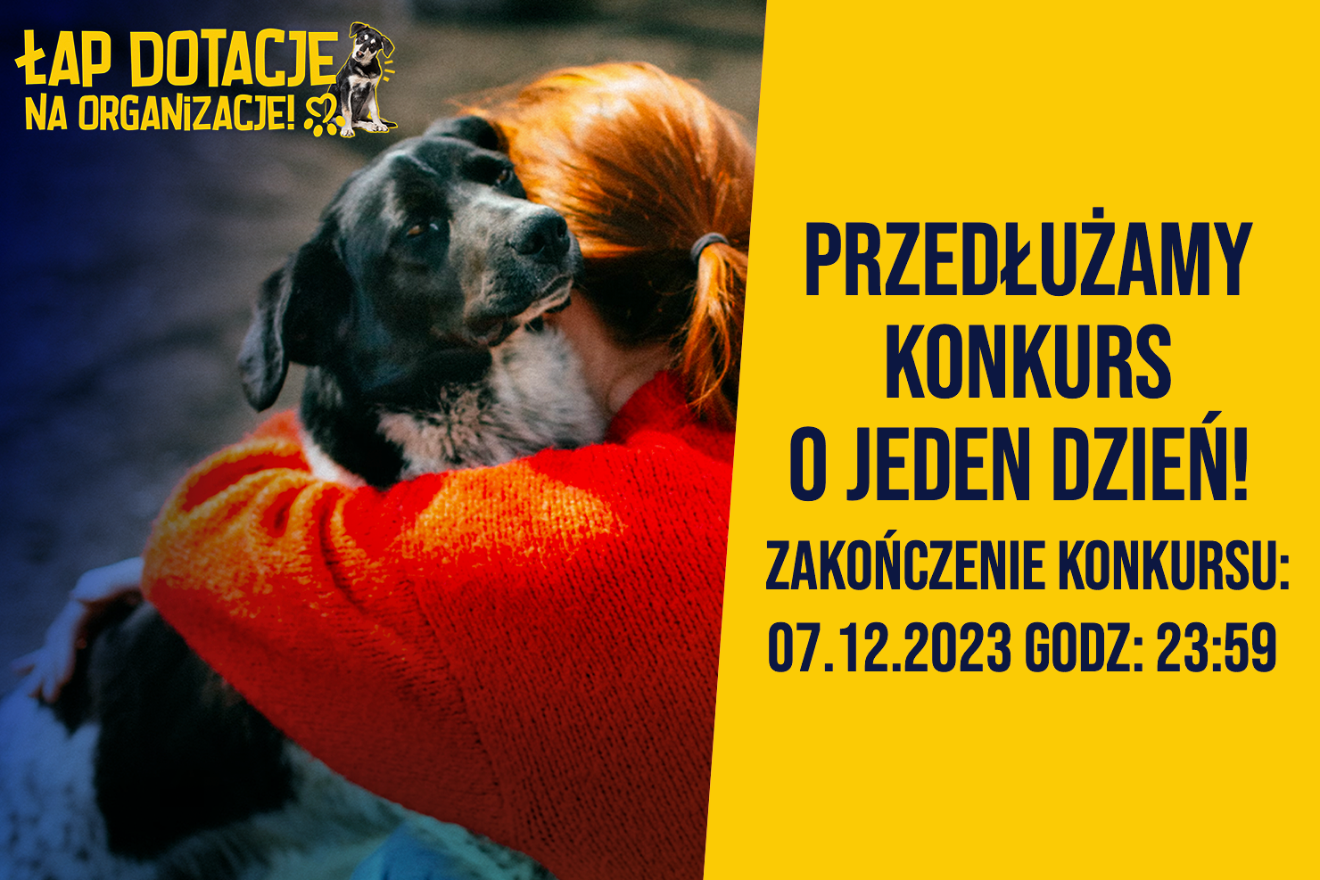 Przedłużamy konkurs "Łap dotacje na Organizacje"