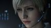 Sherry Birkin wearing a headset in Resident Evil: Requiem. She has short blonde hair and a serious expression