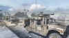 Mechanized infantry units driving over a bridge in Call of Duty: Modern Warfare 2