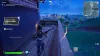 Visual signifiers on the HUD in Fortnite show nearby gunshots to the left and right of the player-character.