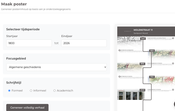 De geschiedenis van je huis 🏡, steeds completer
