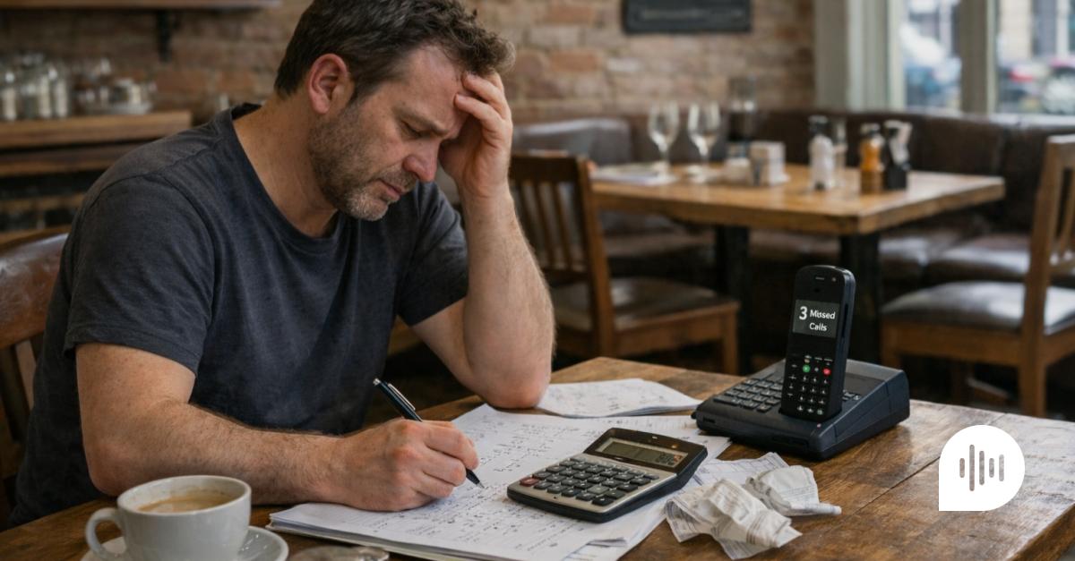 Restaurant owner stressed because of cost of missed calls