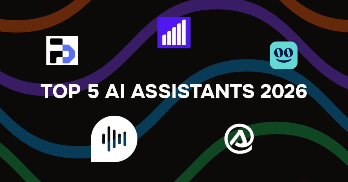 Top 5 AI virtual assistants 2026