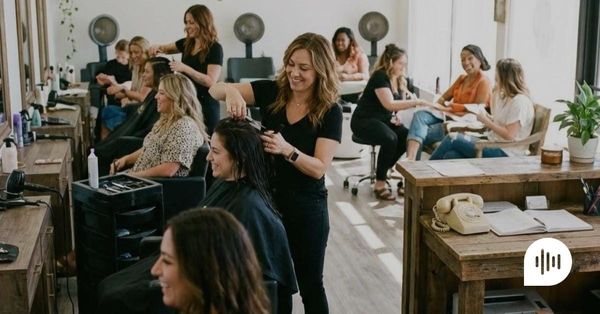 Salon workers happy because calls, messages and bookings are handled by AI agents