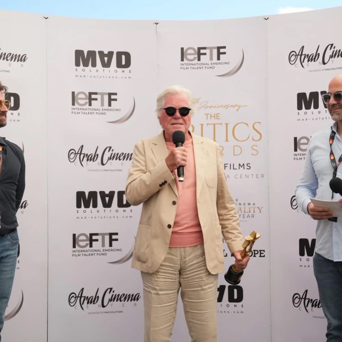 Hussein Fahmy sacré « Personnalité cinématographique arabe de l’année » à Cannes