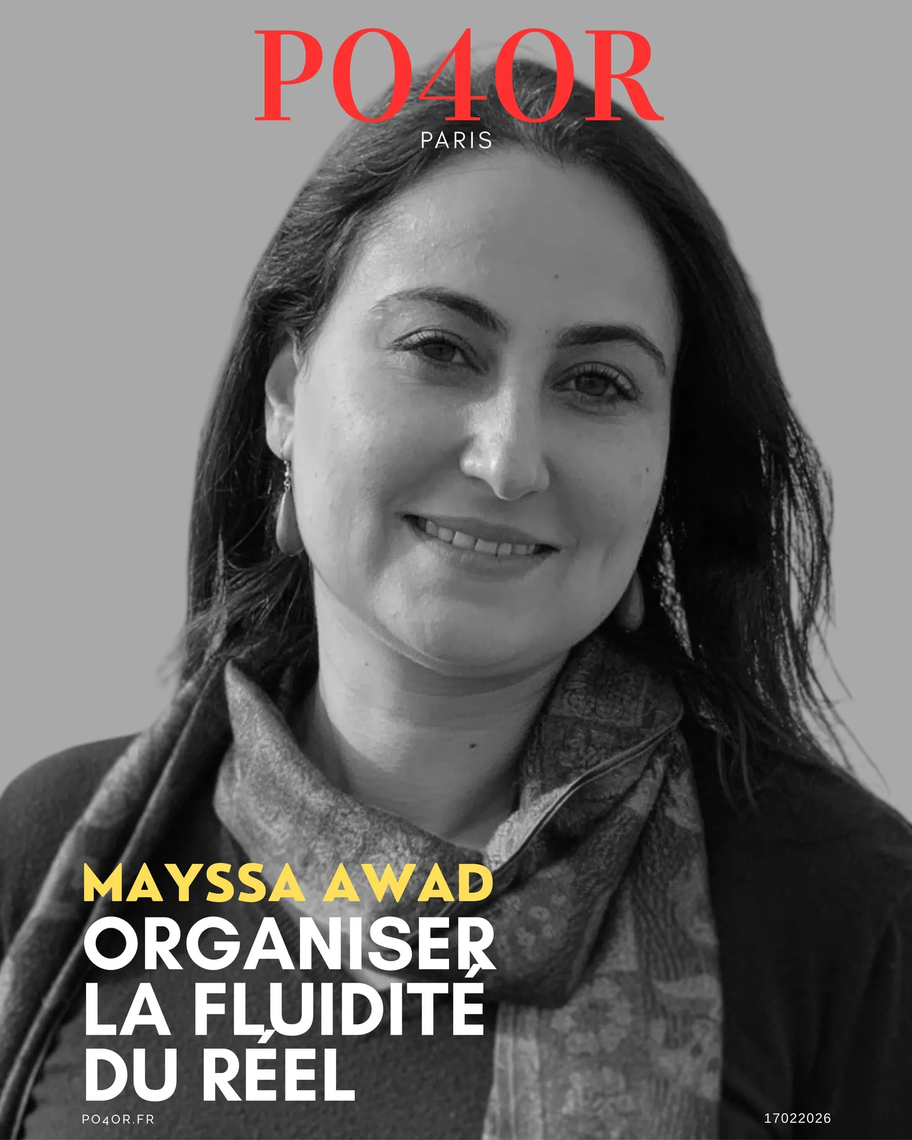 Mayssa Awad Organiser la fluidité du réel