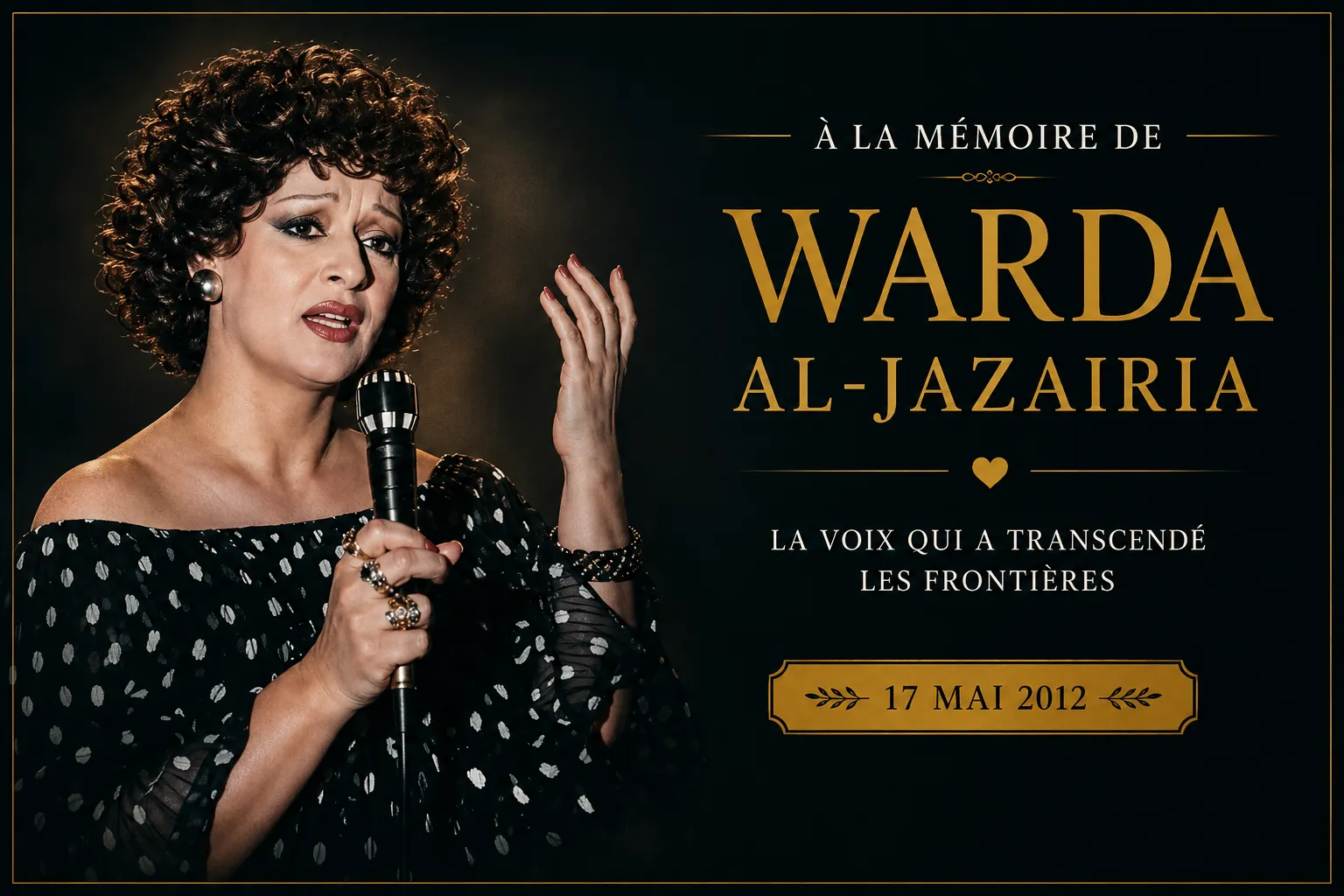 Warda Al-Jazairia La voix qui a transcendé les frontières et façonné la mémoire de la chanson arabe