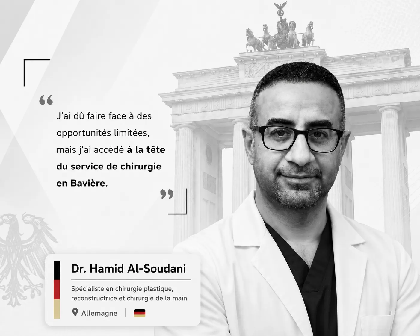 D’un jeune médecin irakien à chef de service en Allemagne : le parcours de Hamid Al-Soudani face aux refus et aux défis