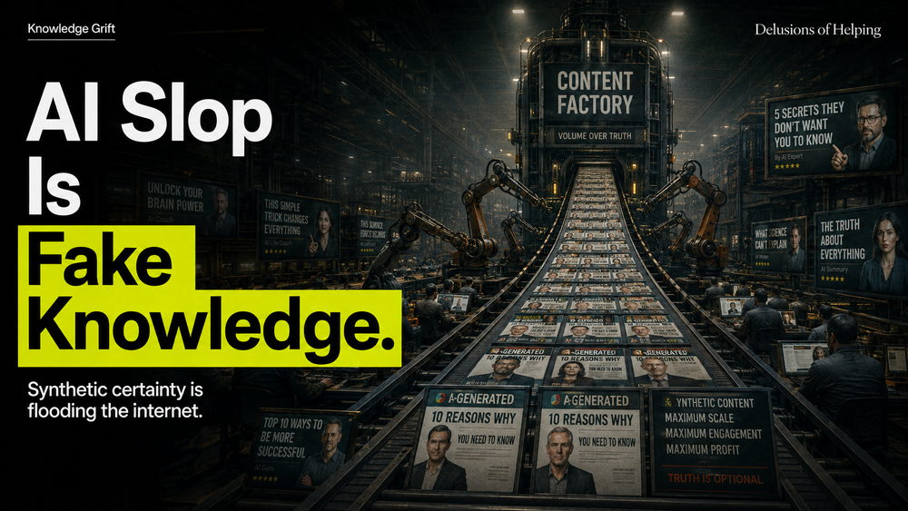 AI Slop Is the New Fake Knowledge Economy