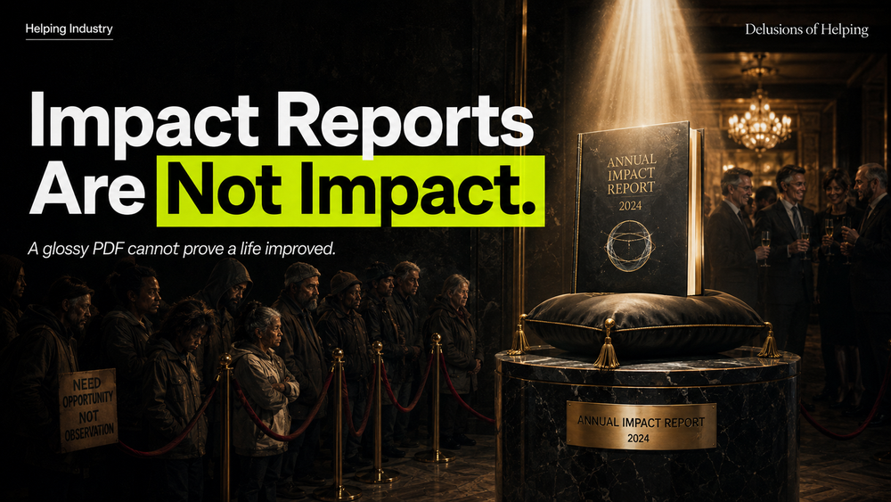 Impact Reports Are Not Impact