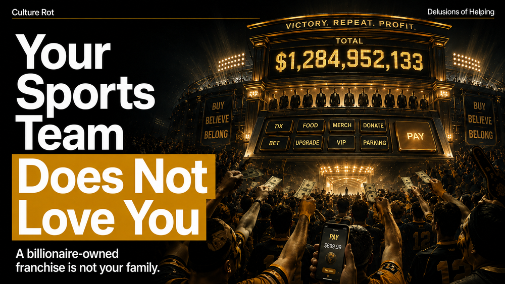 Your Sports Team Does Not Love You