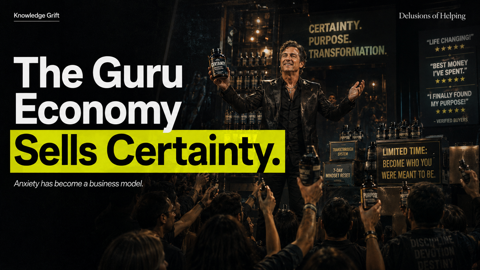 The Guru Economy Keeps Selling Certainty