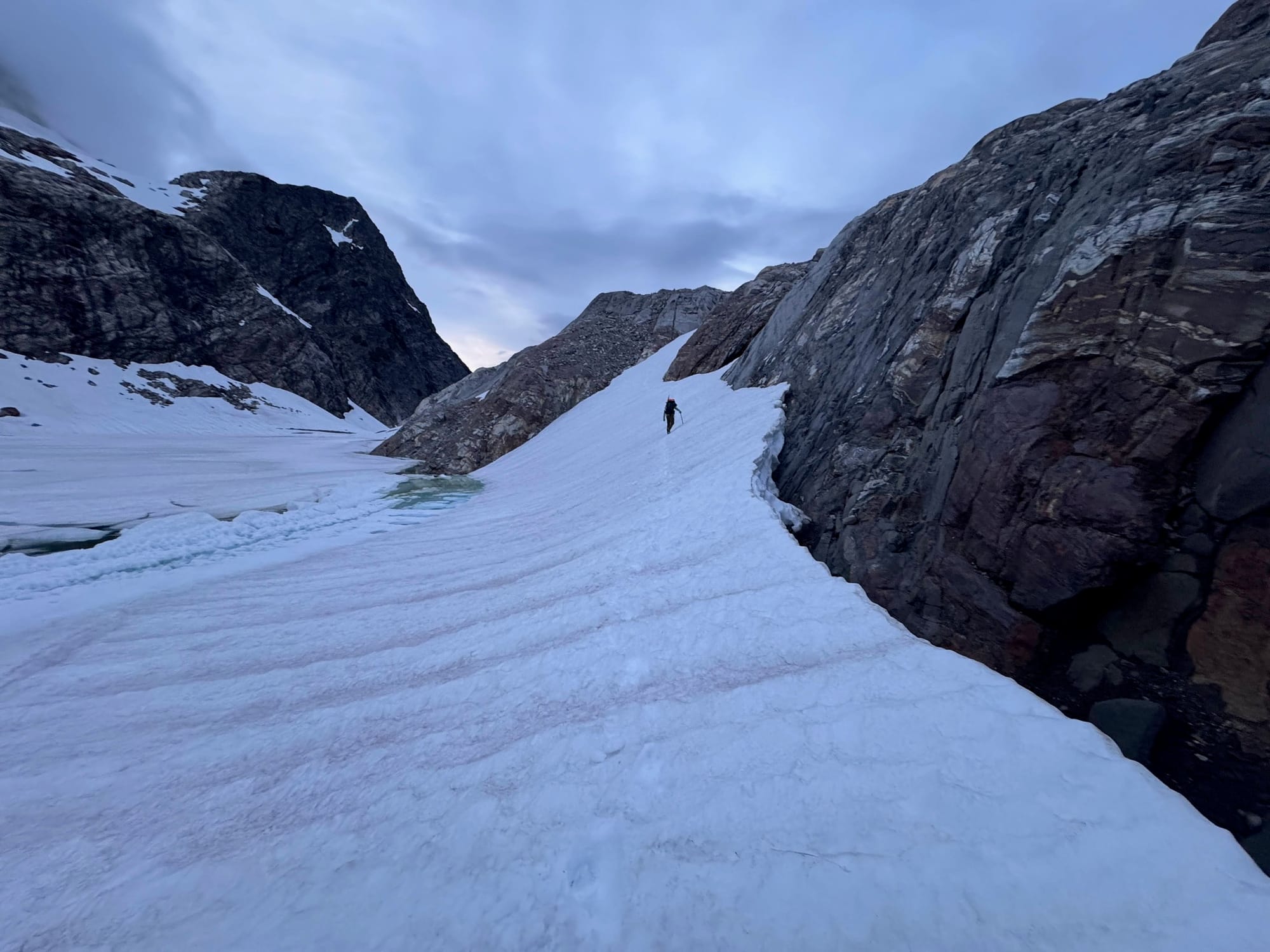 That guy must really be excited about camp