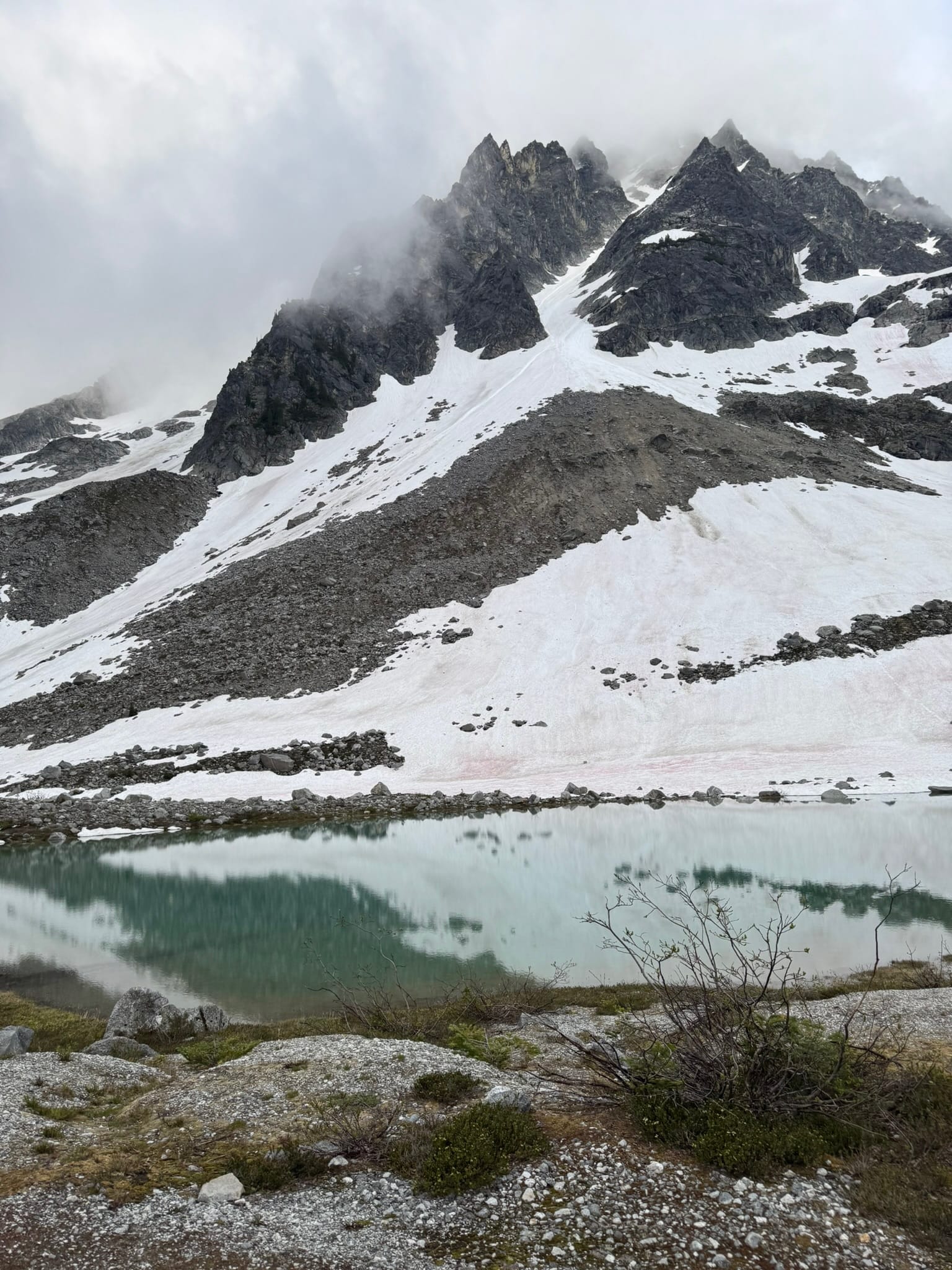 WOW. I ate dinner, setup camp, brushed teeth, and stared into space with this as my foreground.