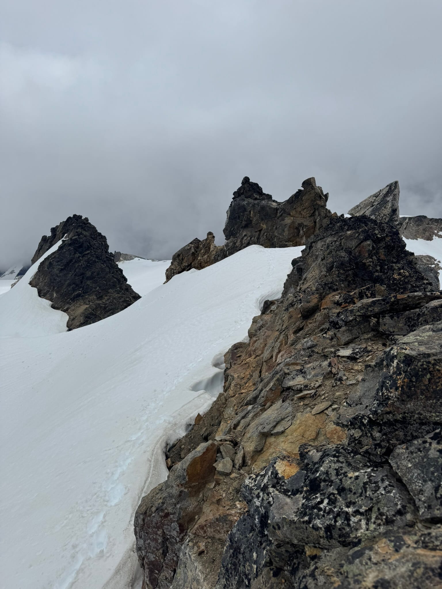 Moats and Kololo East with Fake Summit in backdrop. 