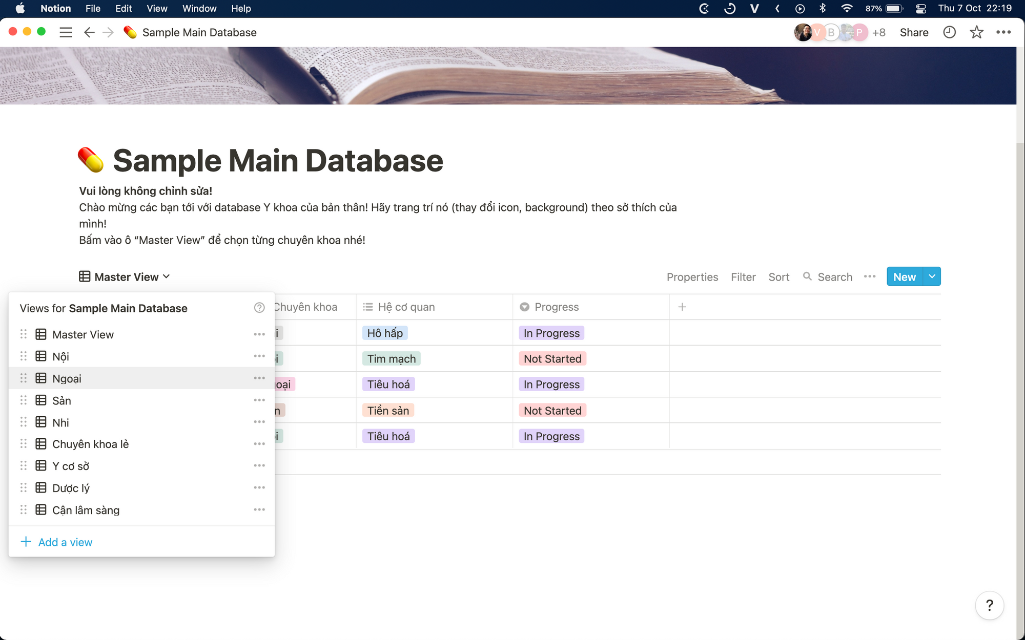 Hãy thiết lập đủ các views như nhu cầu nhé!