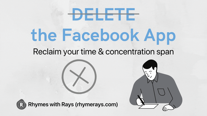 #003 Delete your Facebook app