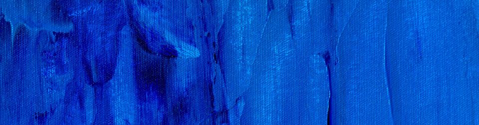 blue oil paint macro