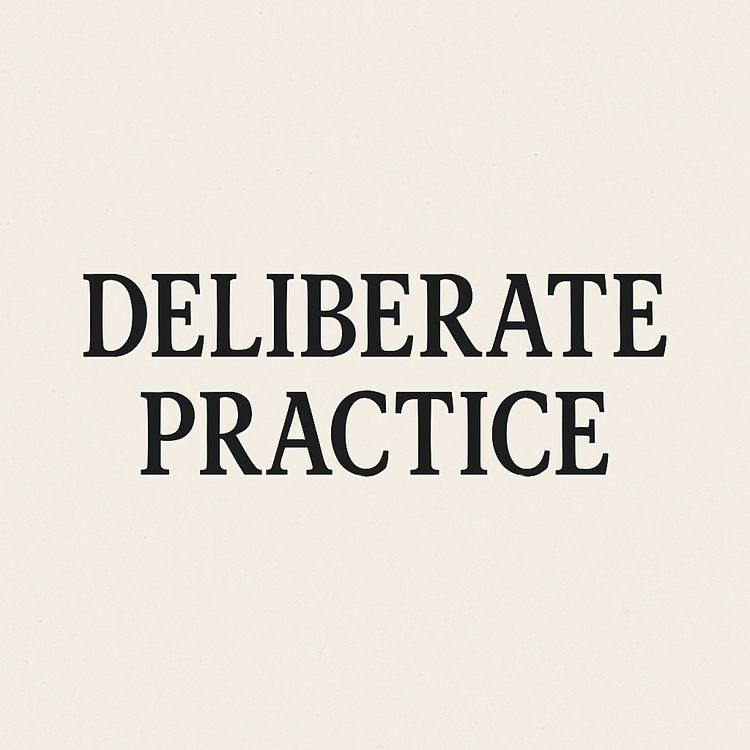 Breaking Out of a Plateau with Deliberate Practice
