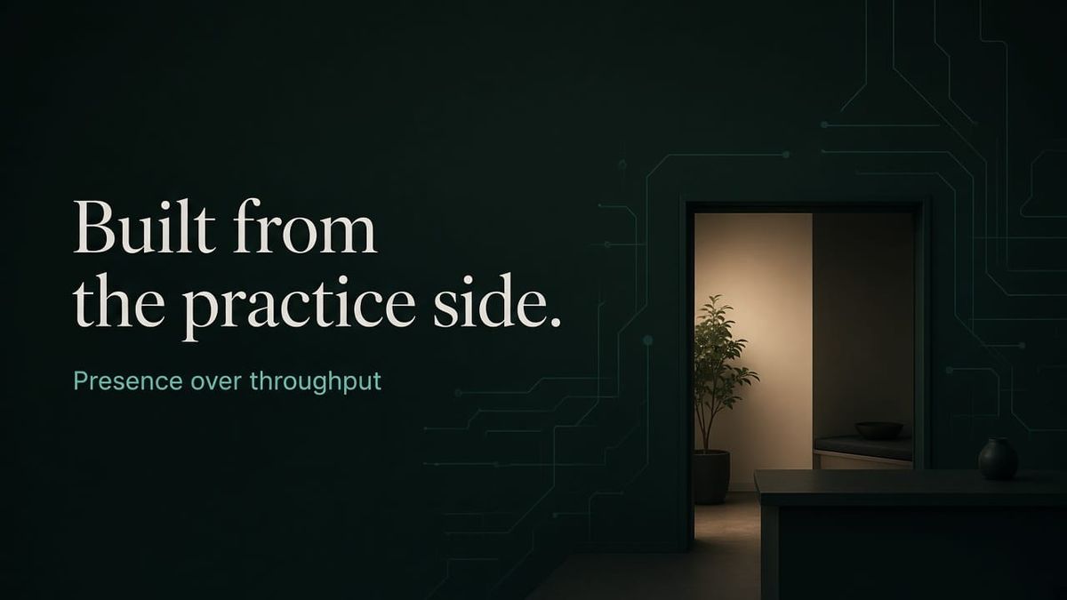 Built from the practice side
