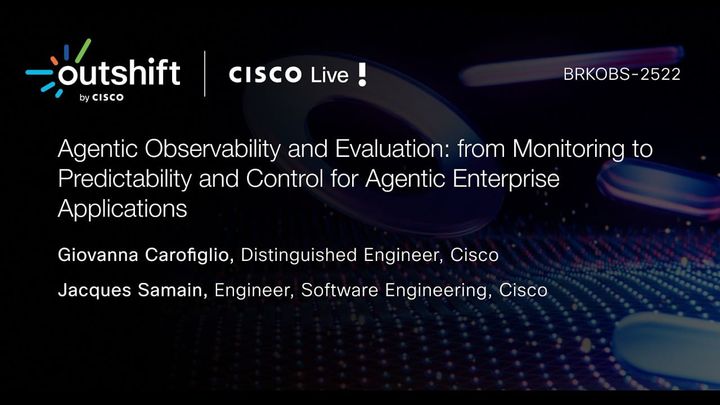 Cisco Outshift Drives AI Agent Observability Standards with OpenTelemetry and Agency Collective