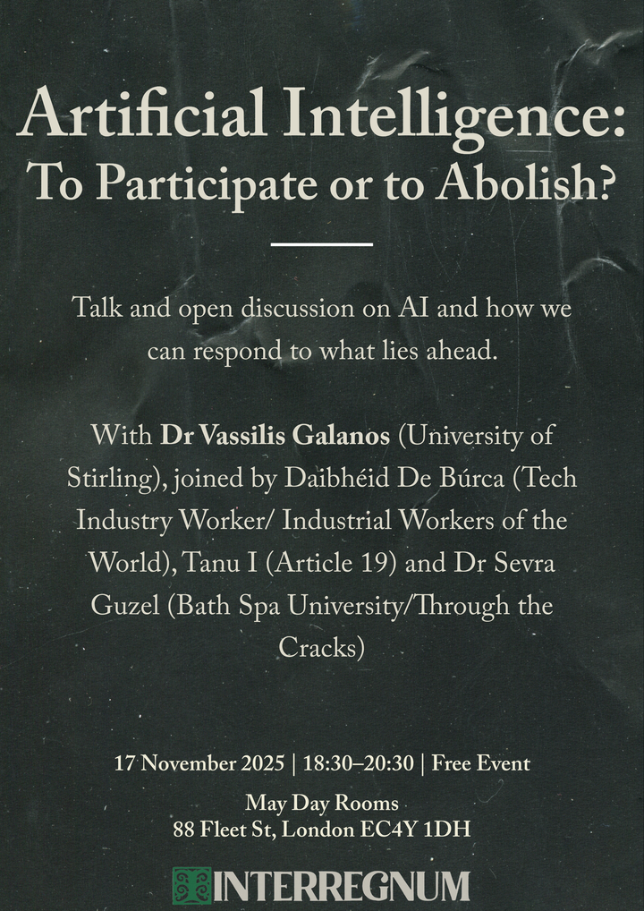 Artificial Intelligence: To Participate or to Abolish?