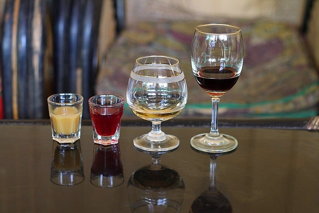 Wine and whisky tasting at Cambodian winery in Battambang