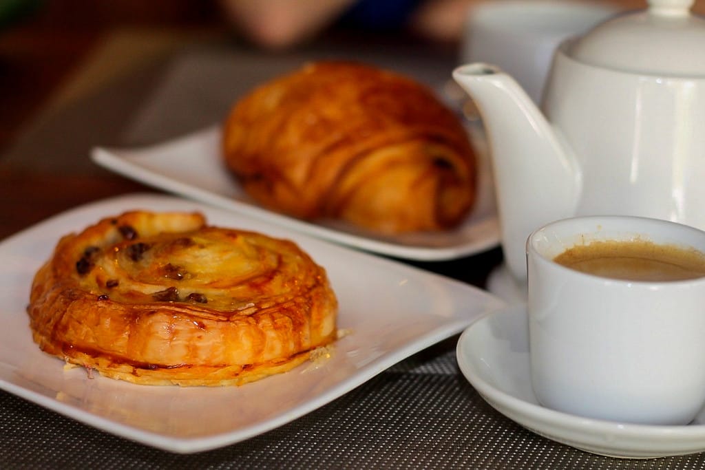 French bakery pastries in Vientiane, Laos