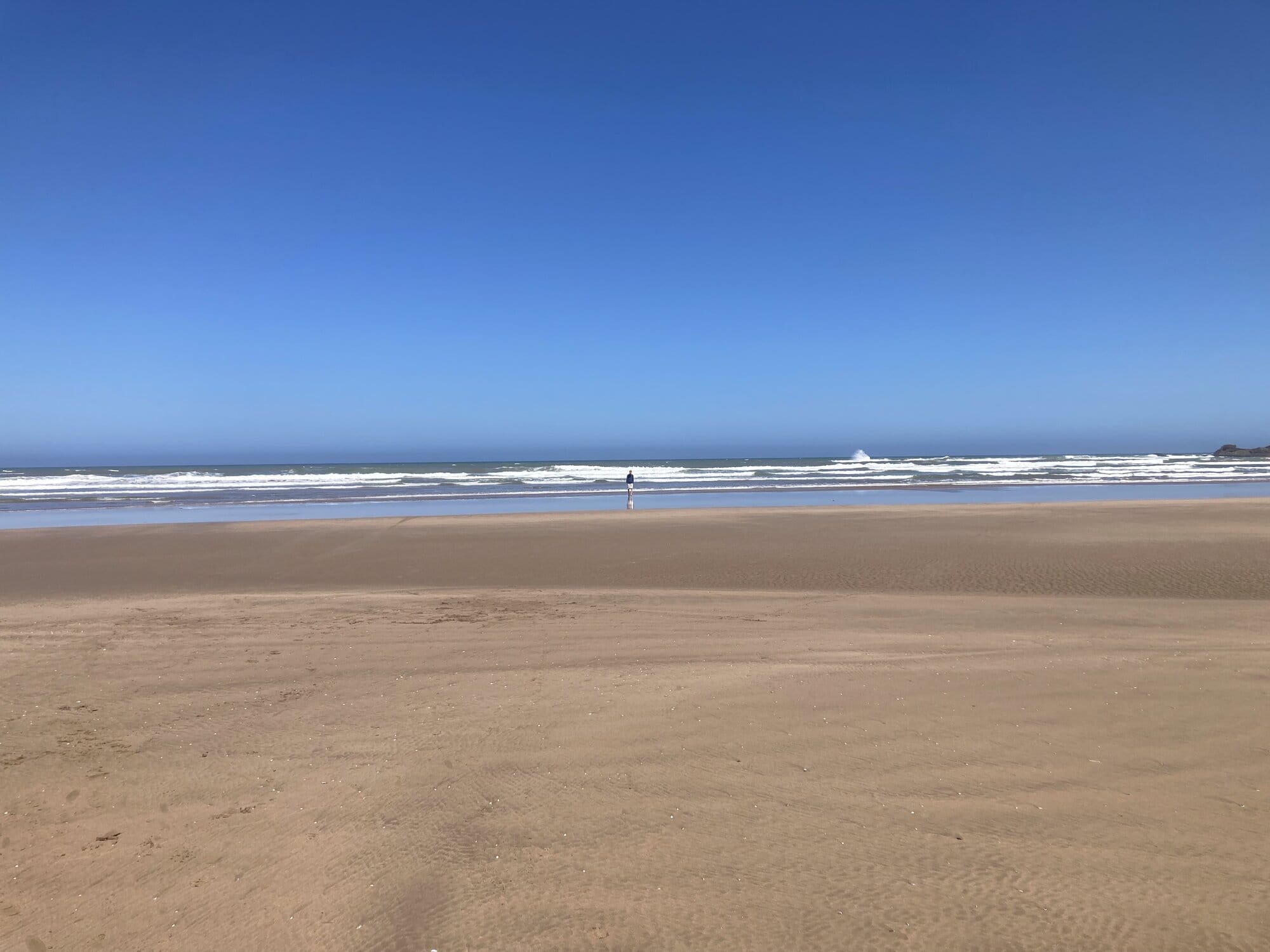 The colourful Jimi Hendrix mural painted on the façade of the Café Restaurant Hendrix in Diabat — Diabat, Morocco