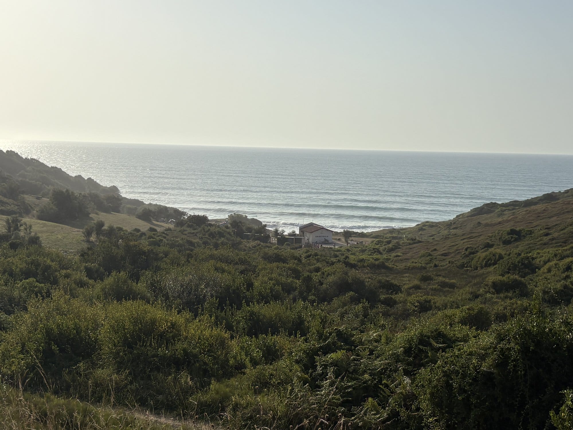 Coastal path above Bidart on the French Basque Coast
