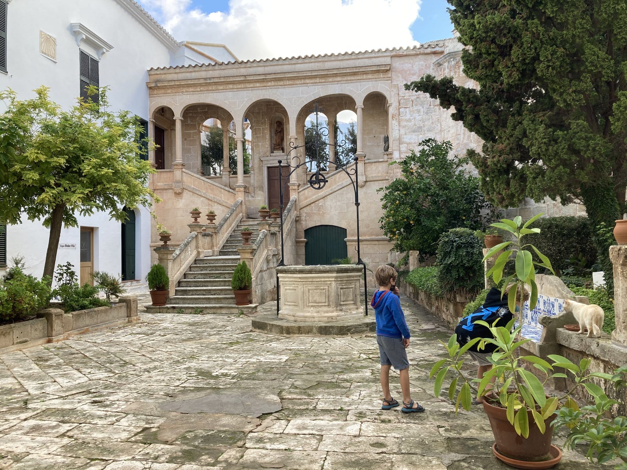 Cathedral in town square — Ciutadella, Spain