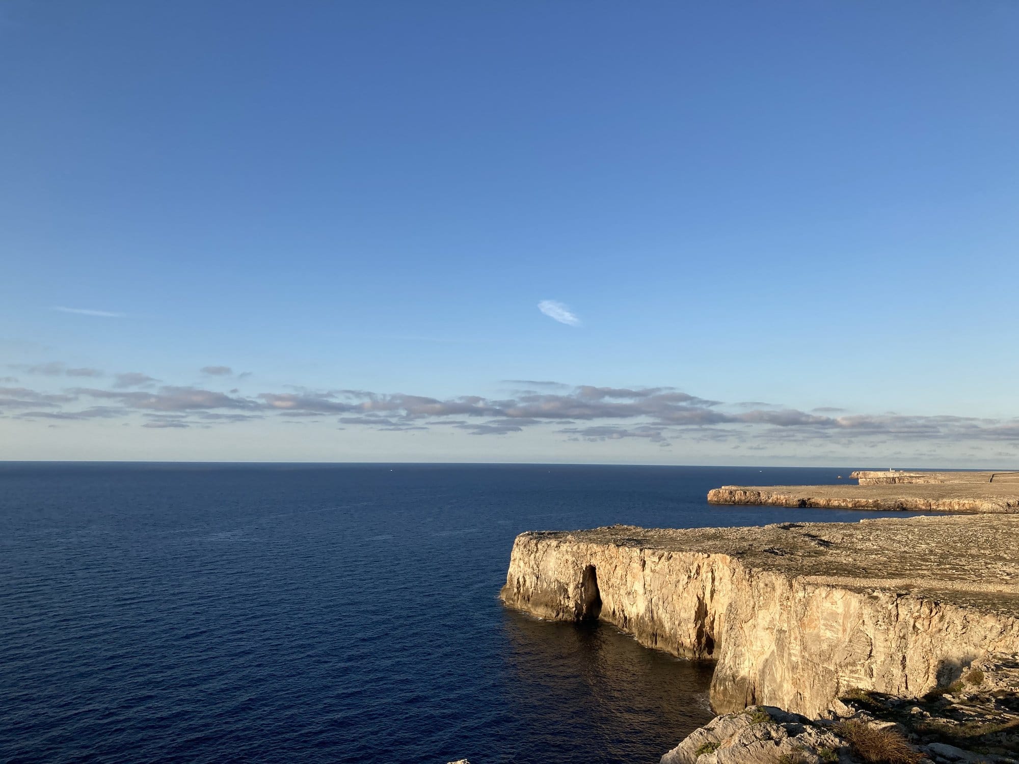 Coastal cliffs — Ciutadella, Spain
