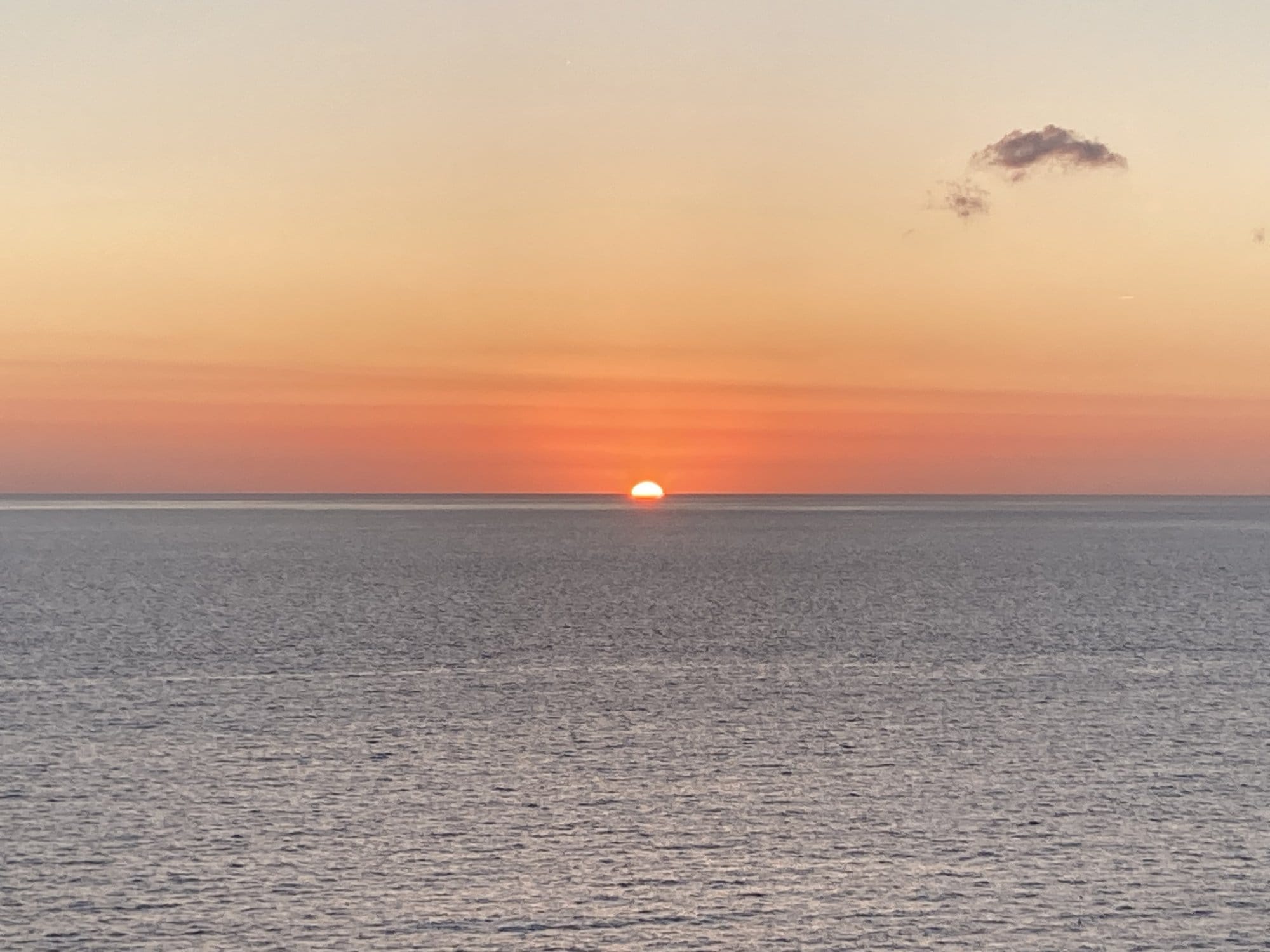 Serene sunset over Mediterranean — Ibiza, Spain