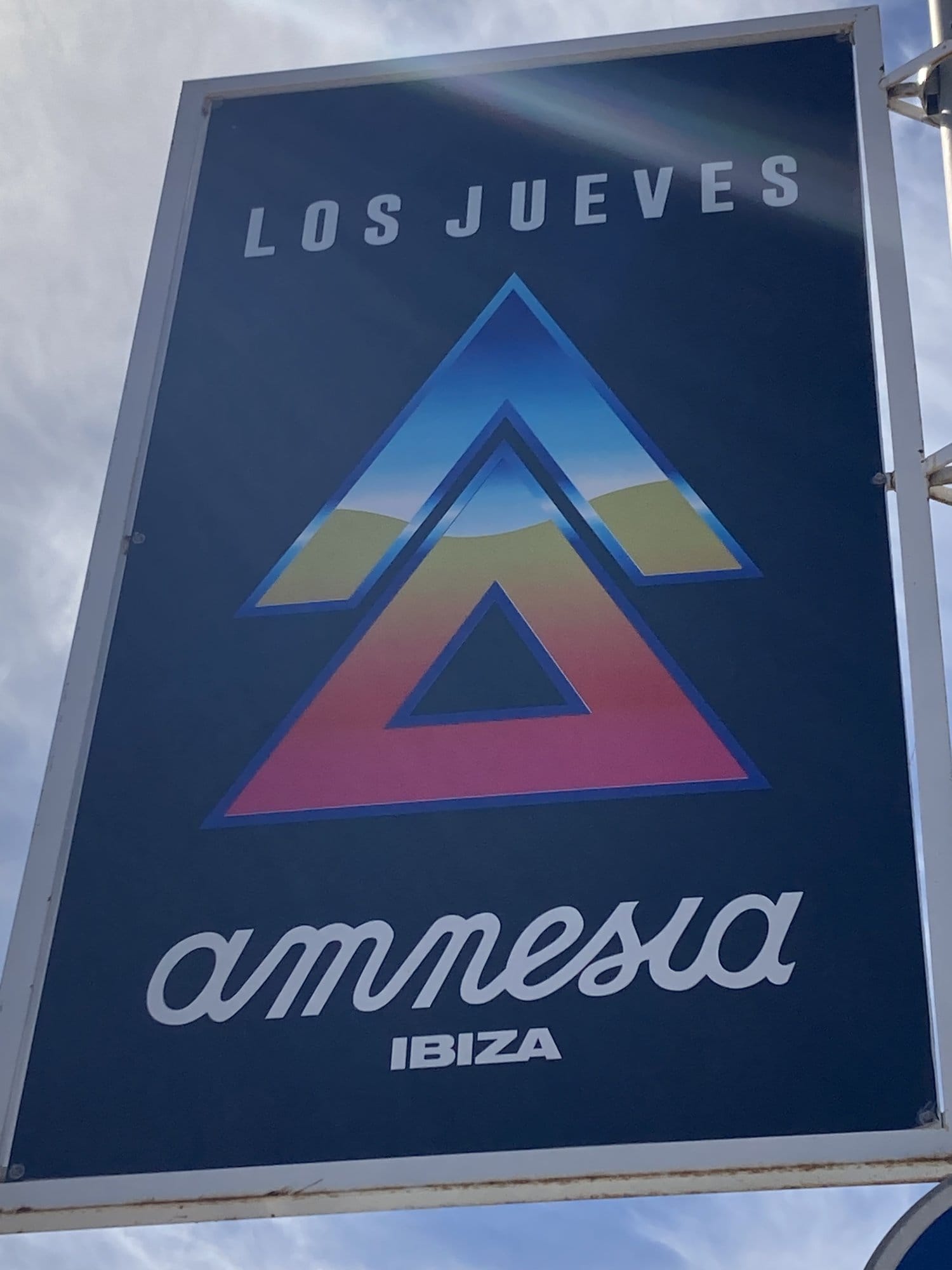 Amnesia Ibiza sign — Ibiza, Spain