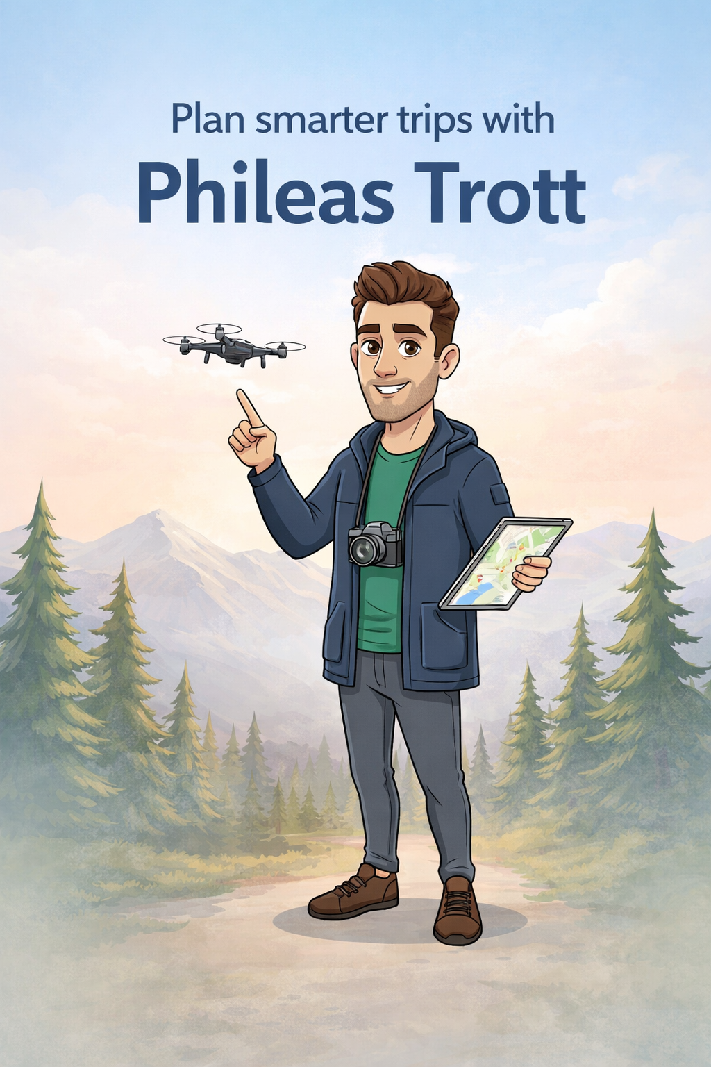 Meet Phileas Trott, your MapTrotting travel assistant